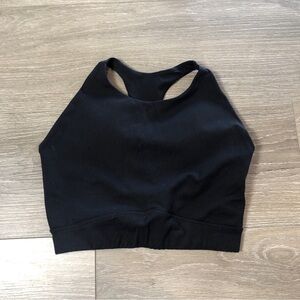 Alphalete Alphalux Supreme Black Sports Bra Womens Size Small